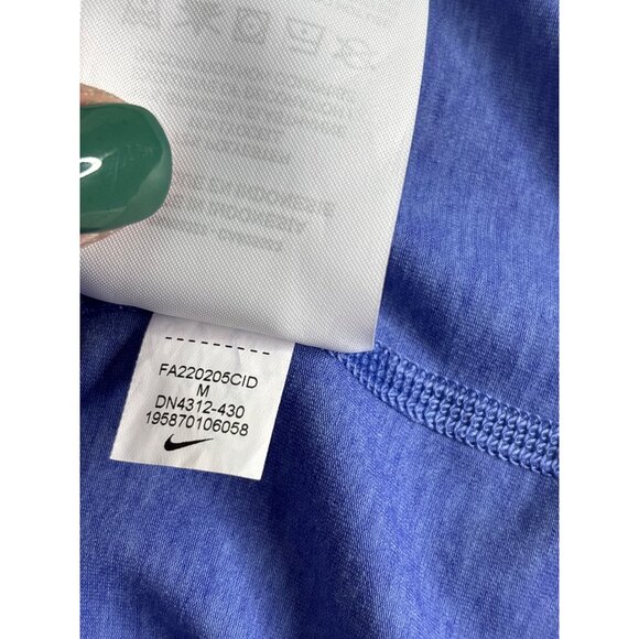 Nike Dri-Fit Men's Purple Yoga Slim-Fit Sleeveless Tank M - Picture 6 of 8